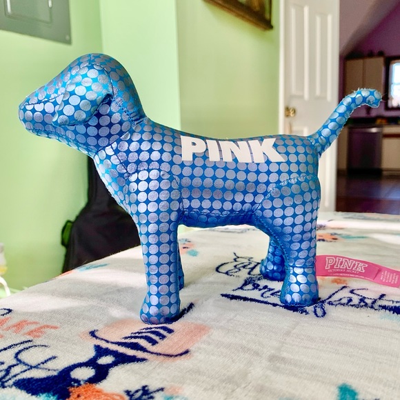 PINK Victoria's Secret Other - Victoria’s Secret PINK Dog Blue Polka Dots